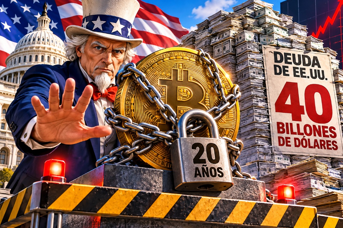 США блокують Bitcoin на 20 років на тлі боргу понад $40 трлн?